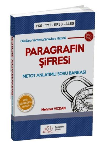 Paragrafın Şifresi Metot Anlatımlı Soru Bankası Mehmet Vicdan