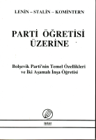 Parti Öğretisi Üzerine