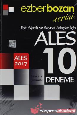 Pegem 2017 ALES 10 Deneme Ezberbozan Serisi