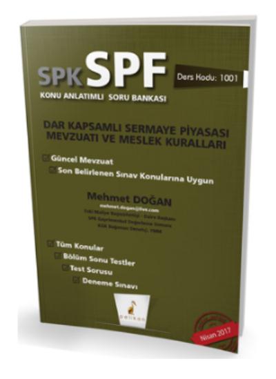 Pelikan SPK SPF Dar Kapsamlı Sermaye Piyasası Mevzuatı ve Meslek Kural