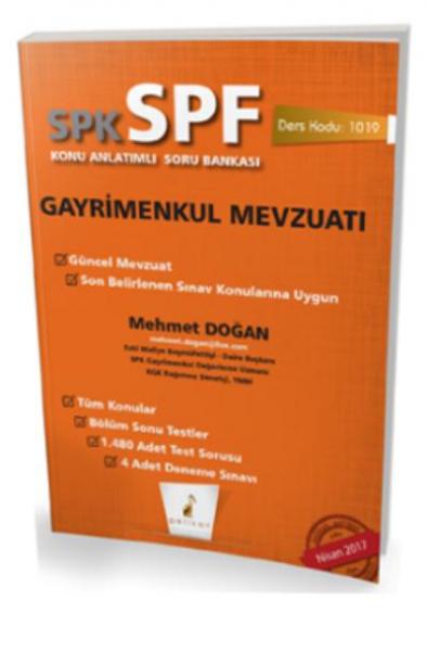 Pelikan SPK SPF Gayrimenkul Mevzuatı Konu Anlatımlı Soru Bankası