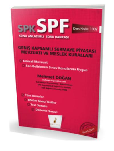 Pelikan SPK-SPF Geniş Kapsamlı Sermaye Piyasası Mevzuatı ve Meslek Kuralları
