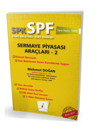 Pelikan SPK SPF Sermaye Piyasası Araçları 2 Konu Anlatımlı Soru Bankas