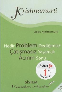 Problem Çatışmasız Acının Krishnamurti %17 indirimli Jiddu Krishnamurt