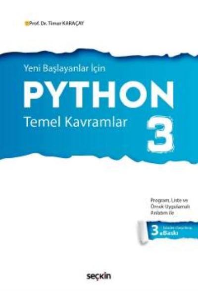 Python 3-Temel Kavramlar Timur Karaçay
