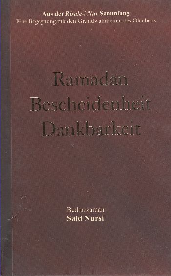 Ramadan Bescheidenheit Dankbarkeit %17 indirimli Bediüzzaman Said Nurs