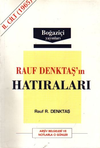 Rauf Denktaşın Hatıraları-2 %17 indirimli Rauf R. Denktaş