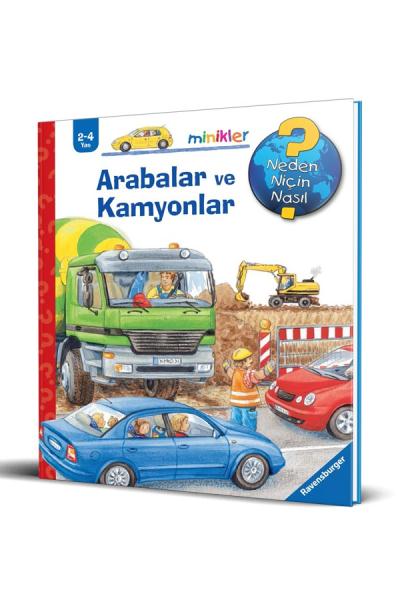 Ravensburger Minikler - Arabalar ve Kamyonlar 2-4 Yaş (Ciltli)