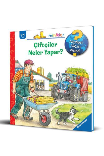 Ravensburger Minikler - Çiftçiler Neler Yapar 2-4 Yaş (Ciltli)