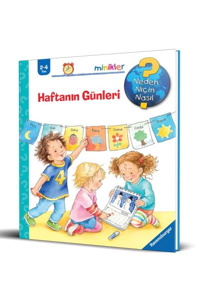 Ravensburger Minikler - Haftanın Günleri 2-4 Yaş (Ciltli)