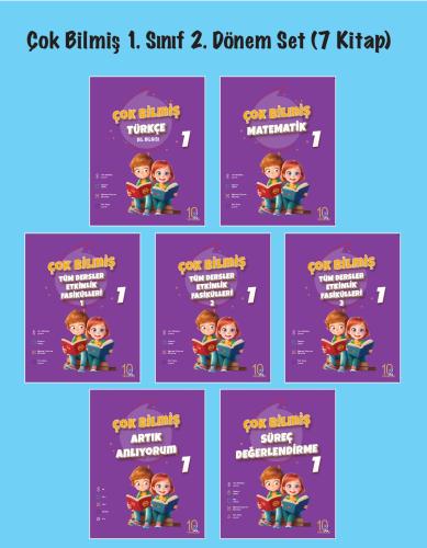 Çok Bilmiş 1. Sınıf 2. Dönem Set ( 7 Kitap )