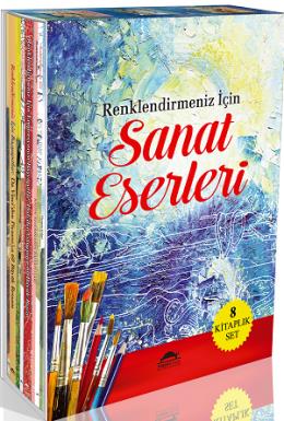 Renklendirmeniz İçin Sanat Eserleri (8 Kitap Set)