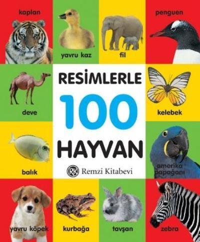 Resimlerle 100 Hayvan Küçük Boy