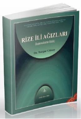 Rize İli Ağızları Turgut Günay