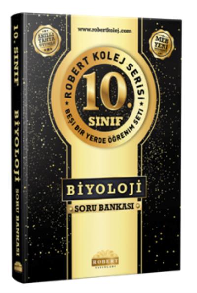 Robert 10. Sınıf Biyoloji Soru Bankası-YENİ Robert Yayınları Komisyon