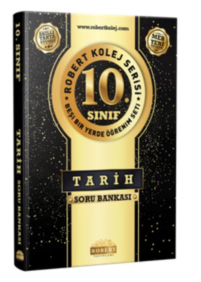 Robert 10. Sınıf Tarih Soru Bankası-YENİ Robert Yayınları Komisyon