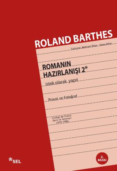 Romanın Hazırlanışı-2