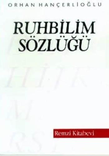 Ruhbilim Sözlüğü %17 indirimli Orhan Hançerlioğlu