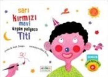 Sarı Kırmızı Mavi Üzgün Palyaço Titi