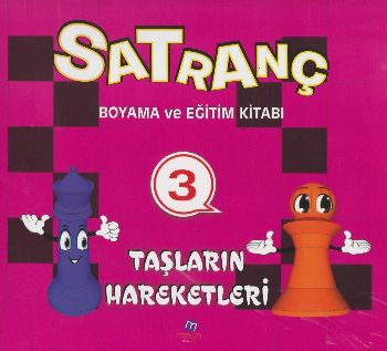 Satranç Boyama ve Eğitim Kitabı 3