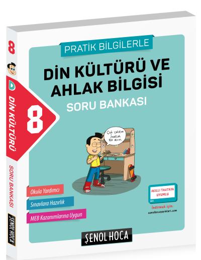 Şenol Hoca 8. Sınıf Din Kültürü ve Ahlak Bilgisi Soru Bankası (Pratik Bilgilerle)