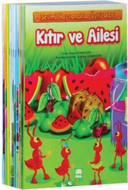 Sevimli Hayvancıklar Öykü Dizisi Düz Yazılı (10 Kitap Takım - Büyük Boy)