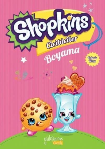 Shopkins Cicibiciler Boyama Kitabı-Pembe 2