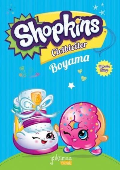 Shopkins Cicibiciler Boyama Mavi-Kokulu Kitap