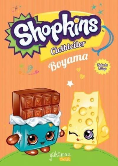 Shopkins Cicibiciler Boyama Turuncu-Kokulu Kitap