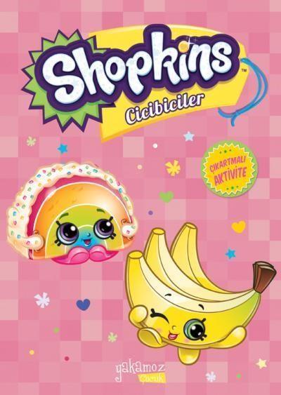 Shopkins Cicibiciler Çıkartmalı Aktivite Pembe Kitap