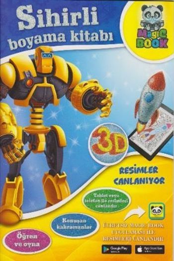 Sihirli Boyama Kitabı 3D