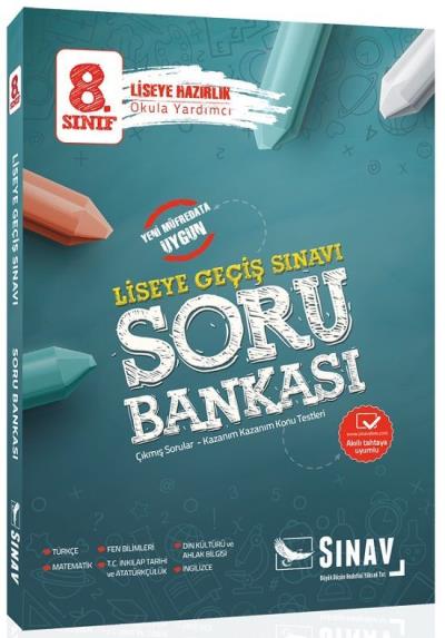 Sınav 8. Sınıf Liseye Geçiş Sınavı Tüm Dersler Soru Bankası Kolektif