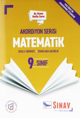 Sınav 9.Sınıf Matematik Soru Bankası Akordiyon Serisi