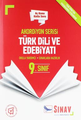 Sınav 9.Sınıf Türk Dili ve Edebiyatı Soru Bankası Akordiyon Serisi Kol