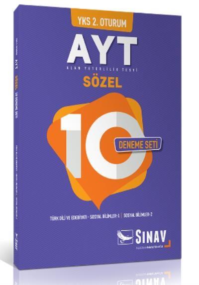 Sınav YKS 2. Oturum AYT Sözel 10 Deneme Seti Kolektif