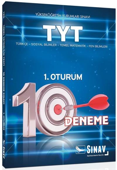 Sınav TYT 10 Deneme 1. Oturum Sınav Dergisi Yayınları Komisyon