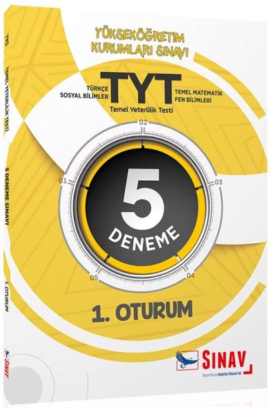 Sınav TYT 5 Deneme 1. Oturum