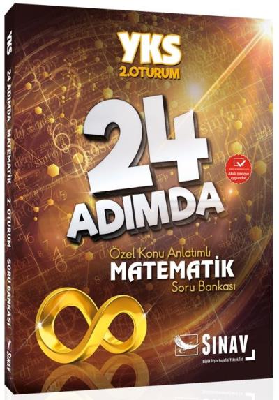 Sınav YKS 24 Adımda Matematik Özel Konu Anlatımlı Soru Bankası 2. Otur