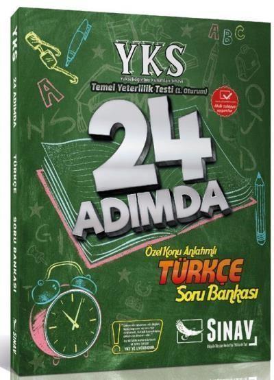 Sınav YKS - TYT 1. Oturum 24 Adımda Konu Anlatımlı Türkçe Soru Bankası