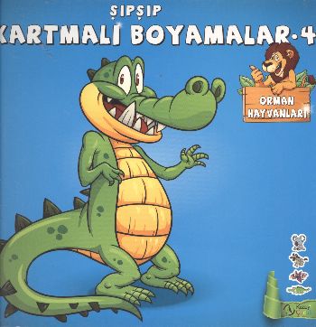 ŞıpŞıp Çıkartmalı Boyamalar-4: Orman Hayvanları %17 indirimli Kollekti