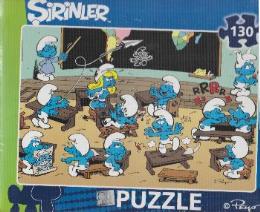 Şirinler 130 Parça Kutu Puzzle