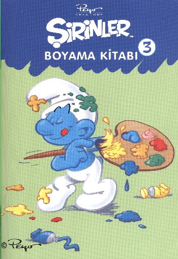 Şirinler Boyama Kitabı -3 %17 indirimli