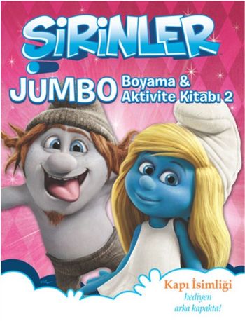 Şirinler Jumbo Boyama-Aktivite Kitabı 2