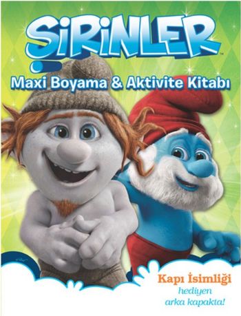 Şirinler Maxi Boyama-Aktivite Kitabı