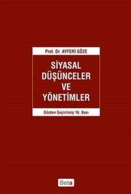 Siyasal Düşünceler Ve Yönetimler