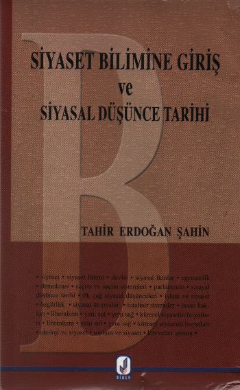 Siyaset Bilimine Giriş ve Siyasal Düşünce Tarihi %17 indirimli Tahir E