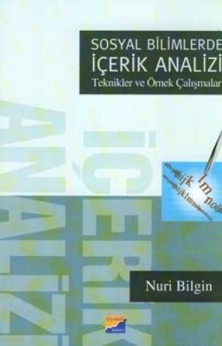 Sosyal Bilimlerde İçerik Analizi Teknikler ve Örne %17 indirimli Nuri 