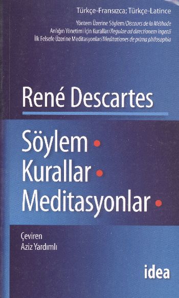 Söylem Kurallar Meditasyon %17 indirimli Rene Descartes