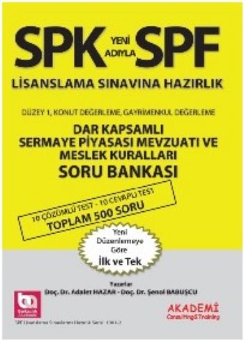 SPF Lisanslama Sınavına Hazırlık Dar Kapsamlı Sermaye Piyasası Mevzuat