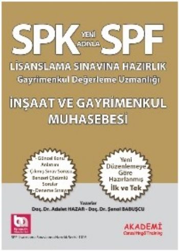 SPF Lisanslama Sınavına Hazırlık Gayrimenkul Değerleme Uzmanlığı İnşaa